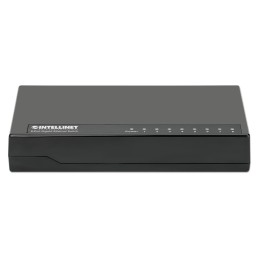 Intellinet Commutateur réseau (switch) Gigabit Ethernet 8 ports, format bureau, boîtier plastique, IEEE 802.3az (Ethernet
