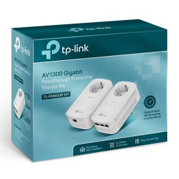 TP-Link TL-PA8033P KIT PowerLine network adapter 1300 Mbit s Ethernet LAN White 2 pc(s)