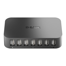 D-Link DUB-H7 USB 2.0 Type-B 480 Mbit s Black