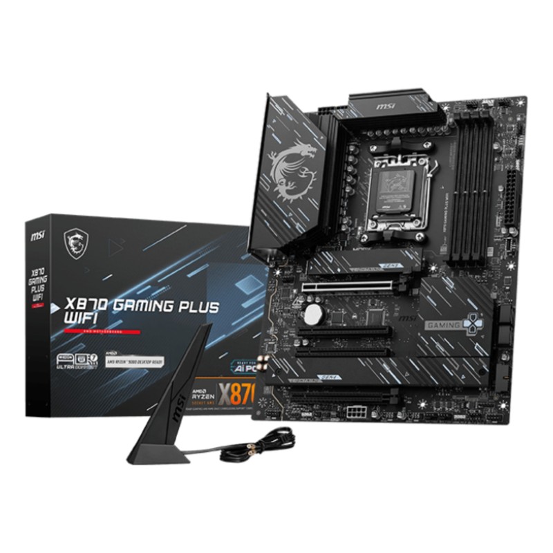 MSI X870 GAMING PLUS WIFI Motherboard AMD X870 Sockel AM5 ATX