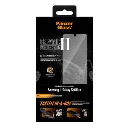 PanzerGlass ® Ceramic Displayschutz Samsung Galaxy S26 Ultra | Ultra-Wide Fit m. Fastfit in-a-box