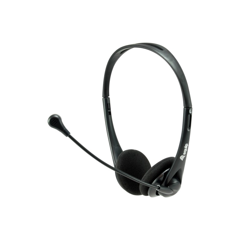 Equip 245305 casque Avec fil Arceau Bureau Centre d'appels USB Type-A Noir