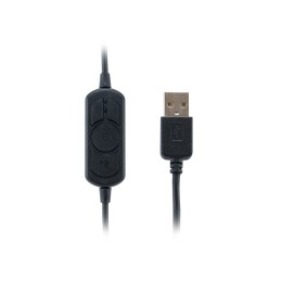 Equip 245305 cuffia e auricolare Cablato A Padiglione Ufficio USB tipo A Nero