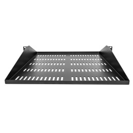 StarTech.com 2 HE 19 Zoll Fachboden für Rack - Perforierte, freitragende rack ablage mit zentrierter befestigung - Belüftete