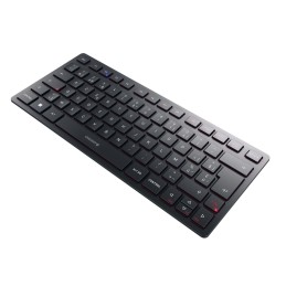 CHERRY KW 9200 MINI Tastatur Universal USB + RF Wireless + Bluetooth AZERTY Belgisch Schwarz