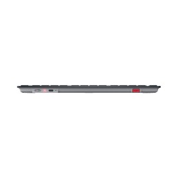 CHERRY KW 9200 MINI clavier Universel USB + RF Wireless + Bluetooth AZERTY Belge Noir
