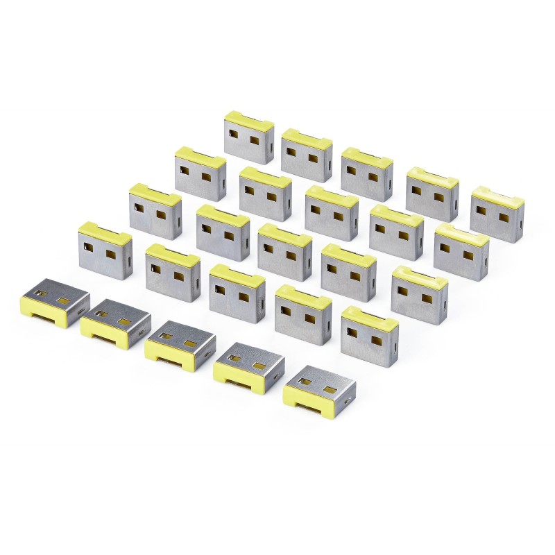 StarTech.com Inserti di Ricambio Blocco Porta USB-A per USB-A-PORT-BLOCKER con Chiusura a Scatto, Copriporta USB-A