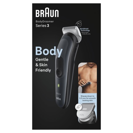Braun BodyGroomer 3 BG3340 Black, Gray