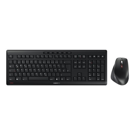 CHERRY JD-8550DE-2 keyboard Mouse included Home Office RF Wireless QWERTZ German Black