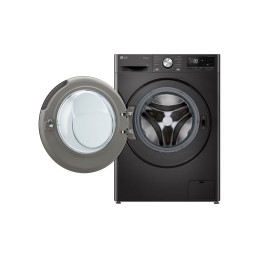 LG F2V7SLIM9B lavatrice Caricamento frontale 9 kg 1200 Giri min Nero
