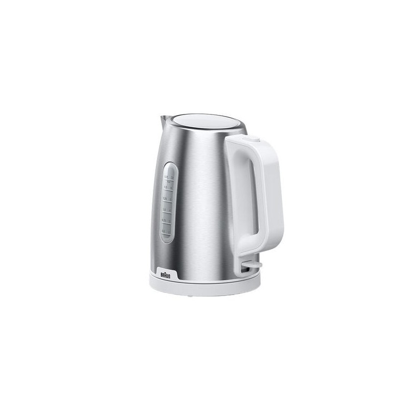 Braun WK 1500 bouilloire 1,7 L 2200 W Acier inoxydable, Blanc