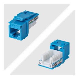 StarTech.com Jack Keystone Cat6, Lot de 24 Prises Ethernet RJ45 Keystone, Prise Murale UTP Cat6, Connecteur à 90 Degrés 110