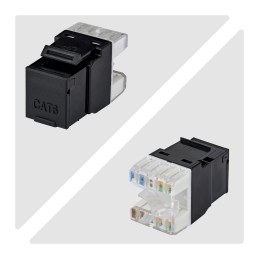 StarTech.com C6KEY110180BK24PK keystone module