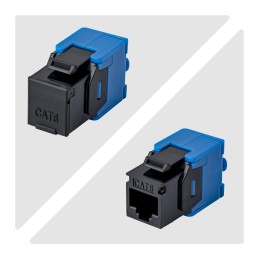 StarTech.com Cat6 Keystone Jack Modul, 24er-Pack RJ45 Ethernet Keystone Buchse, UTP Cat6 Wandbuchse, 180 Grad, werkzeuglos,