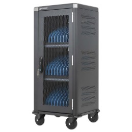 Manhattan Carro de carga USB-C para 30 dispositivos, 30 W por puerto, iPad hasta 13", MacBook Air hasta 13" y Chromebook hasta