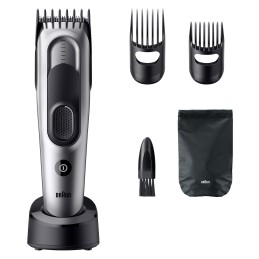 Braun HC7590 Haartrimmer -schneider Schwarz, Silber 17 Nickel-Metallhydrid (NiMH)