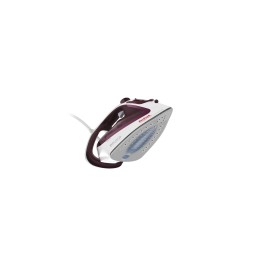 Tefal EasyGliss Plus FV5714 fer à repasser Fer à repasser à sec ou à vapeur Semelle Durilium 2400 W Bordeaux, Blanc