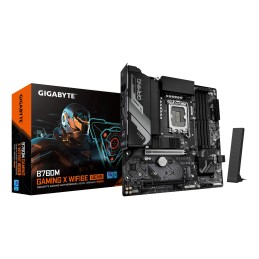 GIGABYTE B760M GAMING X WIFI6E GEN5 Mainboard – Unterstützt Intel Core Prozessoren der 14. Generation, 8+1+1 Phasen VRM, bis zu