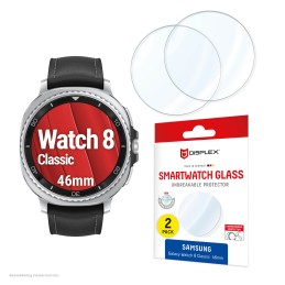 Displex 02210 Accesorios para dispositivos vestibles inteligentes Protector de pantalla Transparente Vidrio templado