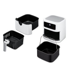 MEDION LIFE® E40 XL HEISSLUFTFRITTEUSE MD 1174 ölfreies Frittieren, 9 Automatikprogramme, 5,2 L Korbvolumen