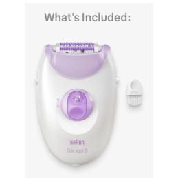 Braun Silk-épil 3 3-000 20 tweezers Purple, White