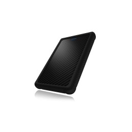 ICY BOX IB-223U3a-B Ext. Gehäuse f. 2,5" SATA HDD zu USB3.0 Interface, schraubenlos, mit silicon protector, schwarz