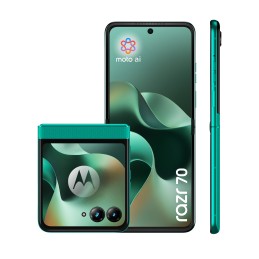 Motorola razr 70 17,5 cm (6.9") SIM doble Android 16.0 5G USB Tipo C 8 GB 256 GB 4800 mAh Verde oscuro