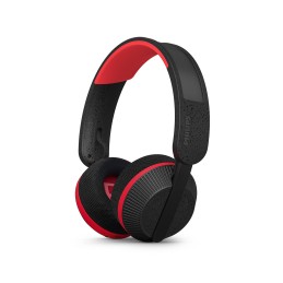 Philips Serie 6000 TAA6219BK 00 cuffia e auricolare Cuffie Wireless A Padiglione MUSICA Bluetooth Nero, Rosso