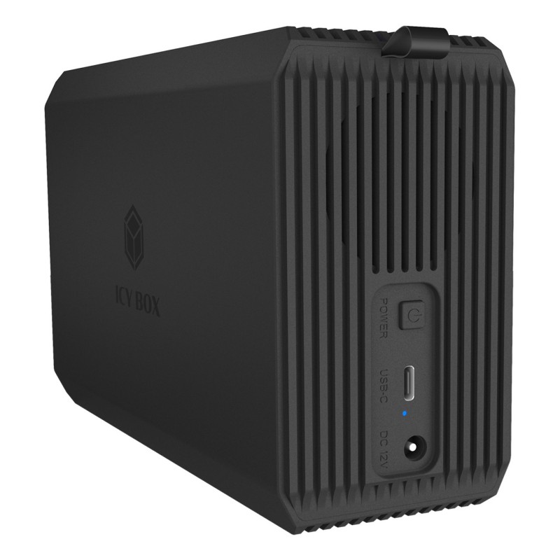 ICY BOX IB-RD3720-CU3 Boîtier disque dur SSD Noir 2.5 3.5"