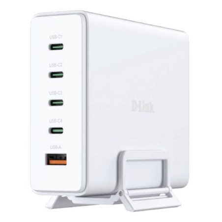 D-Link DCF-241 cargador de dispositivo móvil Universal Blanco Corriente alterna Carga rápida Interior