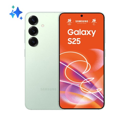 Samsung Galaxy S25 6.2" Dual SIM Android 15 5G USB Type-C 12 GB 128 GB 4000 mAh Mint color