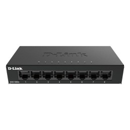 D-Link DGS-108GL No administrado Gigabit Ethernet (10 100 1000) Negro