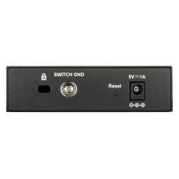D-Link DGS-1100-05V2 E switch Gestionado L2 Gigabit Ethernet (10 100 1000) Negro