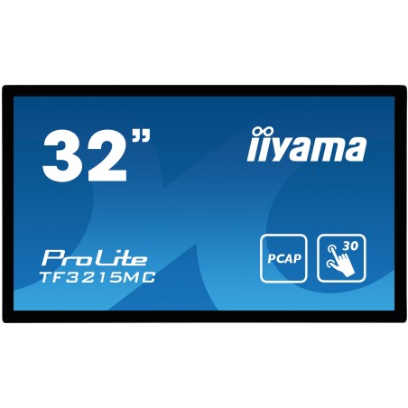 iiyama ProLite TF3215MC-B2 Computerbildschirm 80 cm (31.5") 1920 x 1080 Pixel Full HD LED Touchscreen Kiosk Schwarz