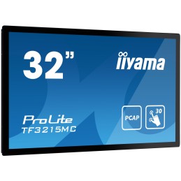 iiyama ProLite TF3215MC-B2 Computerbildschirm 80 cm (31.5") 1920 x 1080 Pixel Full HD LED Touchscreen Kiosk Schwarz