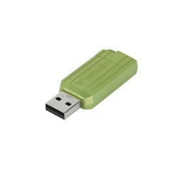 Verbatim Store n Go Pinstripe USB 2.0 Eucalyptus Green 64GB - USB-Stick - 64 GB lecteur USB flash 64 Go USB Type-A Bleu