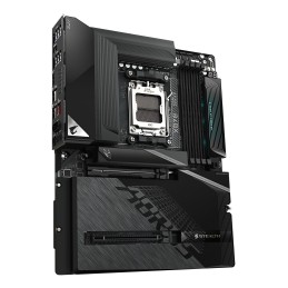 GIGABYTE X870 AORUS STEALTH Mainboard - Unterstützt AMD Ryzen 9000 CPUs, digitales 16+2+2-Phasen-VRM, bis zu 8200MHz DDR5