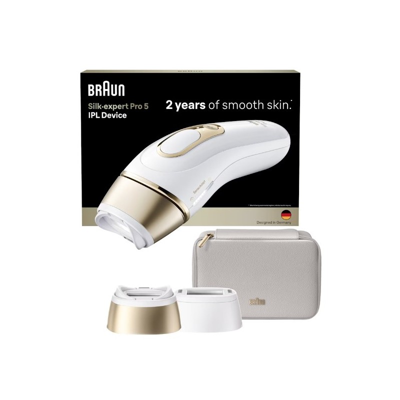 Braun Silk-expert Pro PL5210 IPL Lumière pulsée Or, Blanc