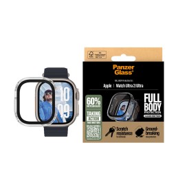 PanzerGlass ® Case Full Body Transparent Apple Watch Ultra 3 | Ultra 2 | Ultra | 49mm Protector de pantalla 1 pieza(s)