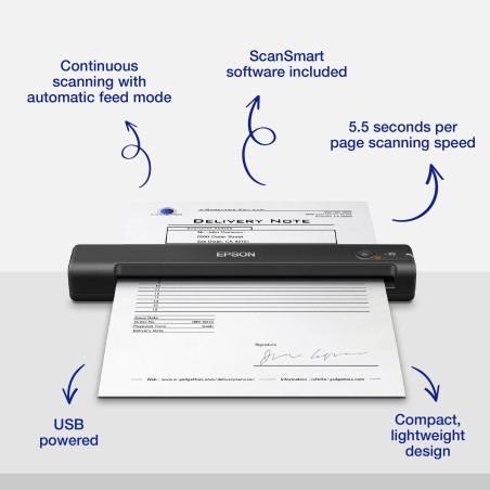 Epson WorkForce ES-50 Handheld scanner 600 x 600 DPI A4 Black