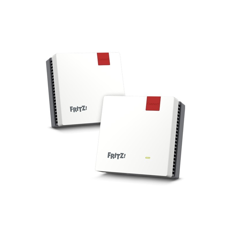 Mesh Set 20003112 sistema Wi-Fi Mesh (Wi-Fi en malla) Doble banda (2,4 GHz   5 GHz) Wi-Fi 6 (802.11ax) Rojo, Blanco Interno
