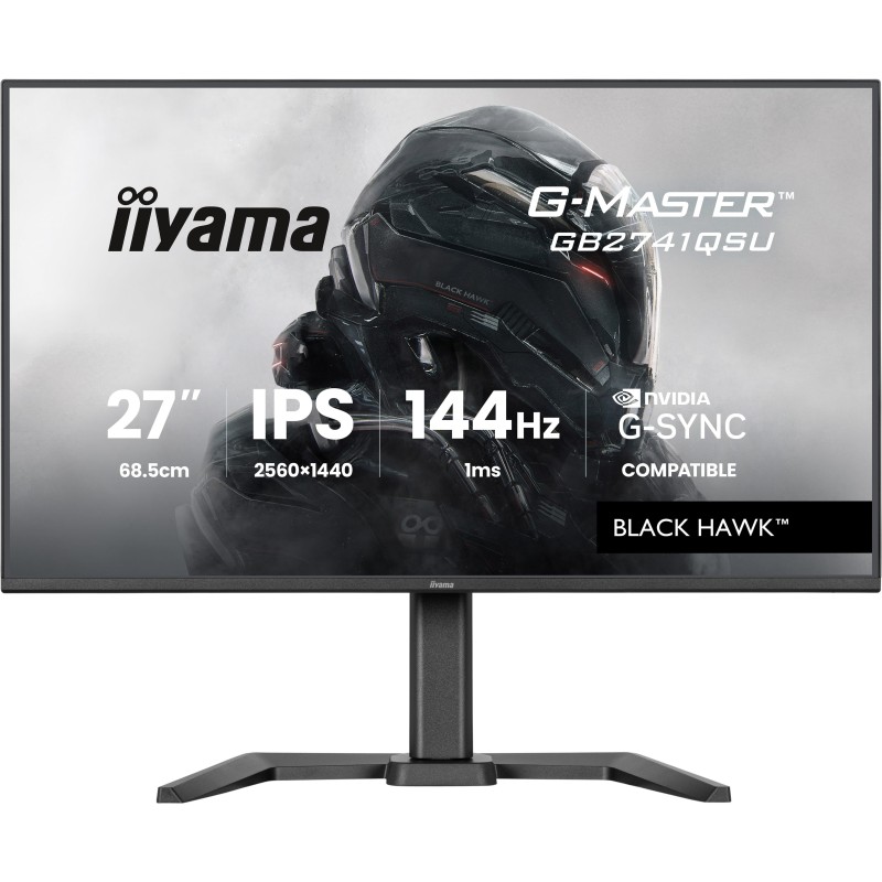 iiyama G-MASTER GB2741QSU-B1 Monitor PC 68,6 cm (27") 2560 x 1440 Pixel 4K Ultra HD LED Nero