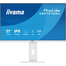 iiyama ProLite XB2797QSU-W1 pantalla para PC 68,6 cm (27") 2560 x 1440 Pixeles Quad HD LED Blanco