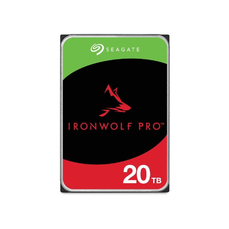 Seagate IronWolf Pro ST20000NT001 disco rigido interno 20 TB 7200 Giri min 256 MB 3.5"