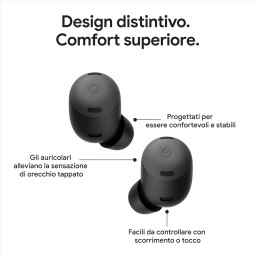 Google Pixel Buds Pro - Auricolari Wireless con Cancellazione Attiva del Rumore - Auricolari Bluetooth - Grigio Nebbia