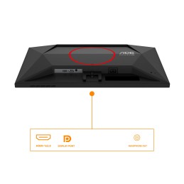 AOC G4 Q24G4RE Monitor PC 60,5 cm (23.8") 2560 x 1440 Pixel Quad HD LED Nero, Rosso