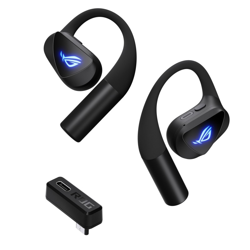 ASUS ROG Cetra Open Wireless Casque True Wireless Stereo (TWS) Crochets auriculaires Gaming Bluetooth Noir