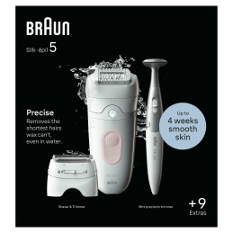 Braun Silk-épil 5 5-230 28 pince(s) Rose, Blanc