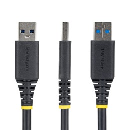 StarTech.com Cavo USB-A per Montaggio a Pannello da 2m, Maschio Femmina, Prolunga USB-A 5Gbps, Cavo adattatore USB 5Gbps da