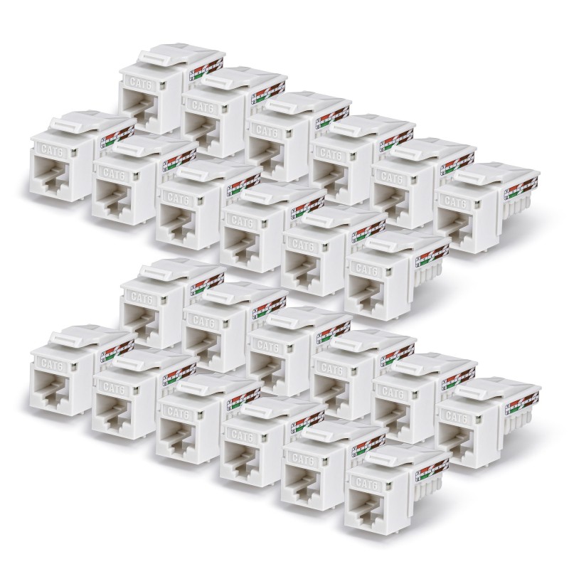 StarTech.com C6KEY110WHE24PK keystone module
